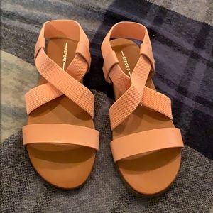 Report Flat Strappy Sandals